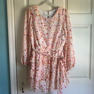 Speechless Pink Floral Tween Dress